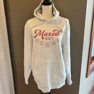 Southern Bliss Maxed out Mama Oatmeal Hoodie, Size Medium